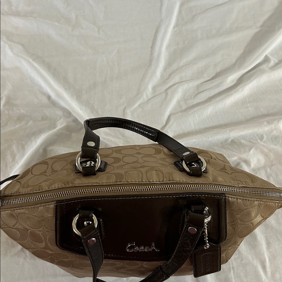 COACH F25185 ASHLEY SIGNATURE NORTH/SOUTH SATCHEL - Picture 9 of 11